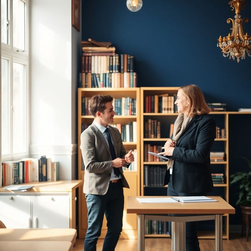 Dva novináři v malé, světlem prosvětlené redakci ve Zlíně